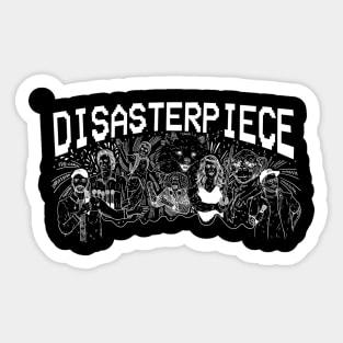 Disasterpiece White Sticker